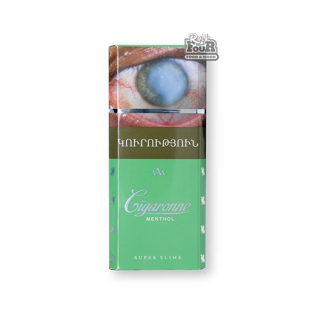 Cigarettes "Cigaronne Menthol Super Slims"